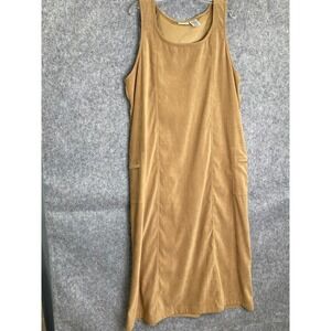 White Stag Camel Sleeveless Midi Dress